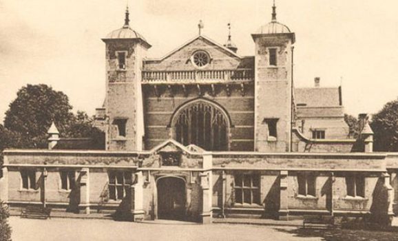 An old black and white photograph of the Elliott Hall auditorium was built in 1904 and is named after B.G Elliott. He was a one time pupil and scholar of the school who returned as member of the Board of Management and President of Appeal. B.G Elliott secured the funds for the hall to be built and it was named in his honour.