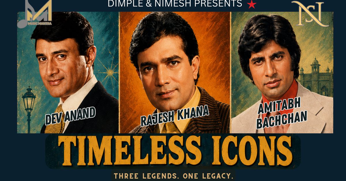 Timeless Icons – Three Legends. One Legacy at Harrow Arts Centre